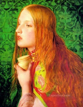 Victorian painter Anthony Frederick Augustus Sandys Oil Paintings